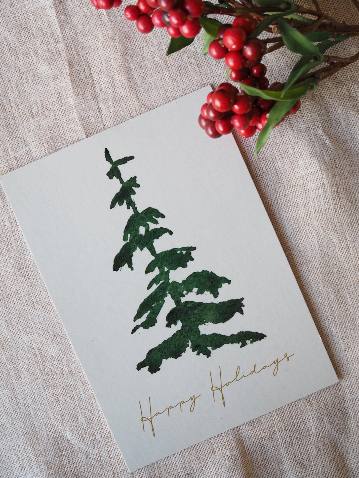 Timeless Tree Christmas card